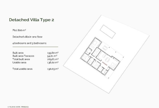 NIEUWBOUW - Vrijstaande Villa -
Penàguila - El Olivar
