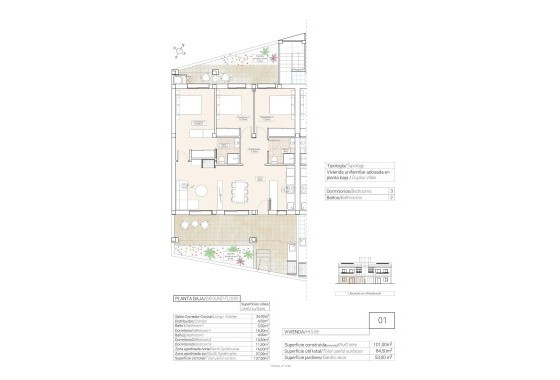 NIEUWBOUW - Appartement / Flat -
Hondón de las Nieves - El Salero