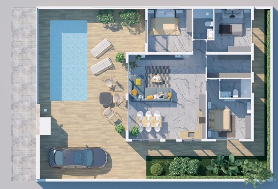 Obra Nueva - Chalet Independiente -
Ciudad Quesada - Rojales - Golf La Marquesa (Ciudad Quesada)