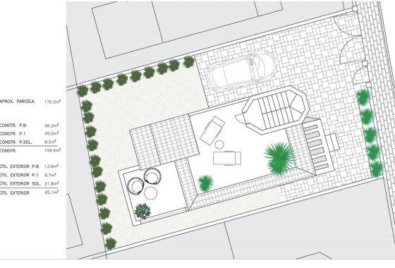 NIEUWBOUW - Vrijstaande Villa -
San Fulgencio - El Oasis