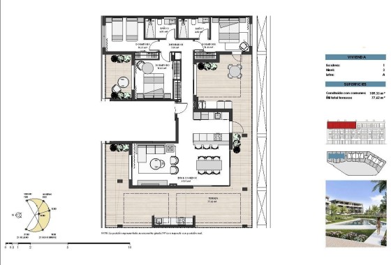 Obra Nueva - Apartamento / Piso -
Torre Pacheco - Santa Rosalia Lake And Life Resort