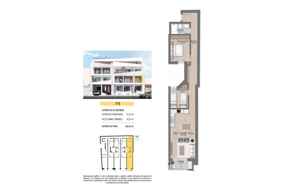 Nowa konstrukcja - Apartament / Mieszkanie -
Torrevieja - Playa de El Cura