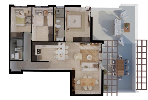 NIEUWBOUW - Appartement / Flat -
Vera - Vera playa