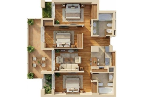Nowa konstrukcja - Apartament / Mieszkanie -
Vera - Puerto del Rey