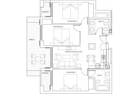 Nowa konstrukcja - Apartament / Mieszkanie -
Vera - Puerto del Rey