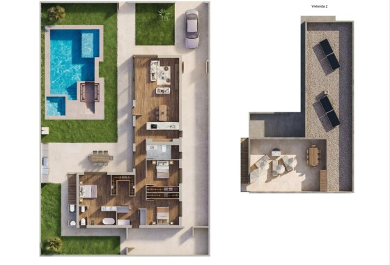 Obra Nueva - Chalet Independiente -
Sucina - pueblo