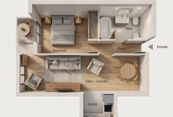 Resale - Wohnung / Apartment -
Torrevieja - Playa del Cura