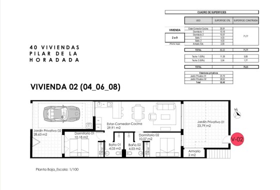 Nowa konstrukcja - Apartament / Mieszkanie -
Pilar de la Horadada - pueblo