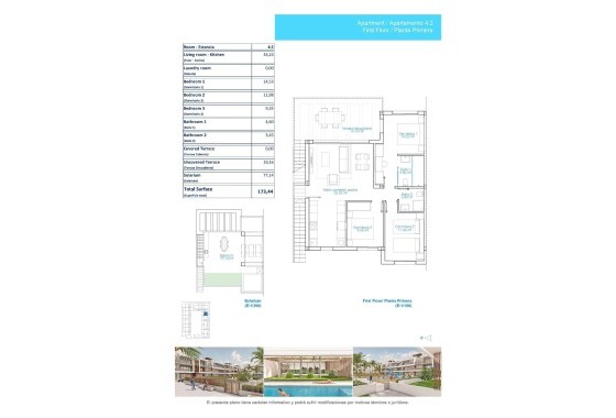 Nowa konstrukcja - Apartament / Mieszkanie -
Pilar de la Horadada - Playa de las Higuericas