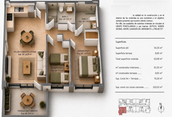 Nowa konstrukcja - Apartament / Mieszkanie -
Villajoyosa - Cala de Finestrat