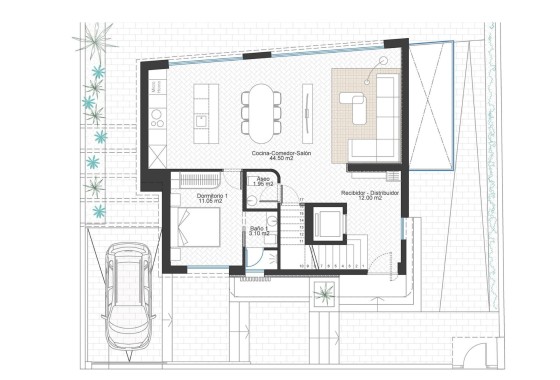NIEUWBOUW - Vrijstaande Villa -
Cabo de Palos - Cala Flores