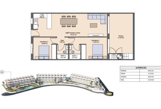 New Build - Wohnung / Apartment -
Finestrat - Balcón de finestrat
