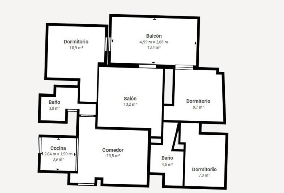 Herverkoop - Appartement / Flat -
Torrevieja - Aldea del mar