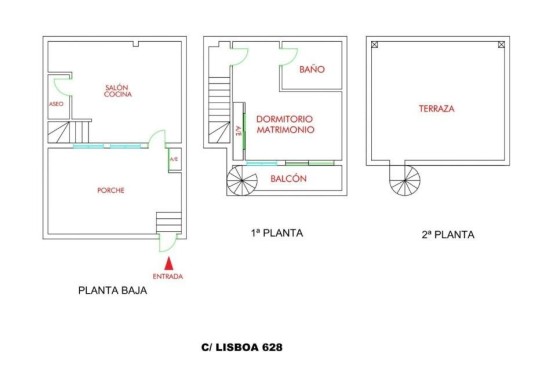 Herverkoop - Rijhuis -
San Fulgencio - La Marina