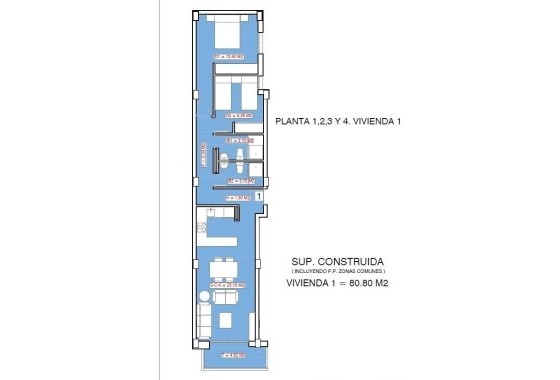 NIEUWBOUW - Appartement / Flat -
Torrevieja - Playa El Acequión