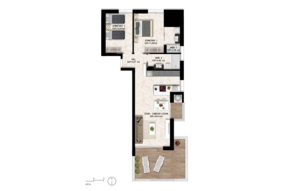 Herverkoop - Appartement / Flat -
Orihuela - Orihuela Costa