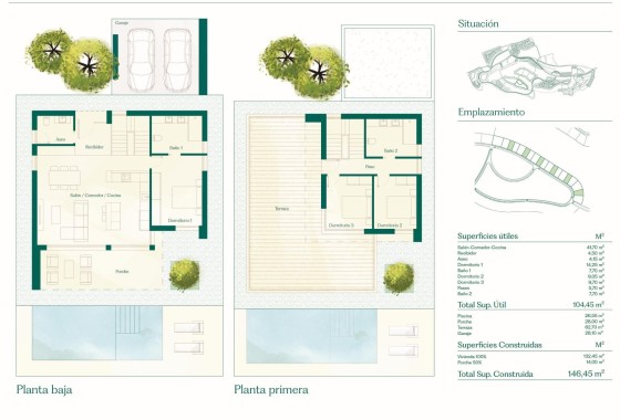Obra Nueva - Chalet Independiente -
Fuente Alamo - Hacienda Del Álamo Golf