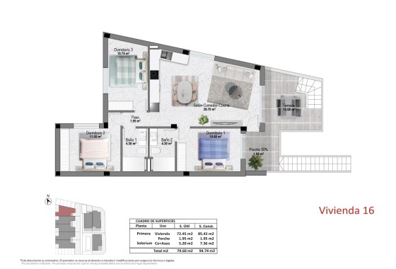 Nouvelle construction - Appartement -
Pilar de la Horadada - pueblo