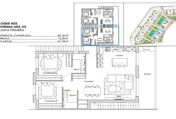 Nouvelle construction - Appartement -
Torre Pacheco - Santa Rosalia Lake and Life Resort