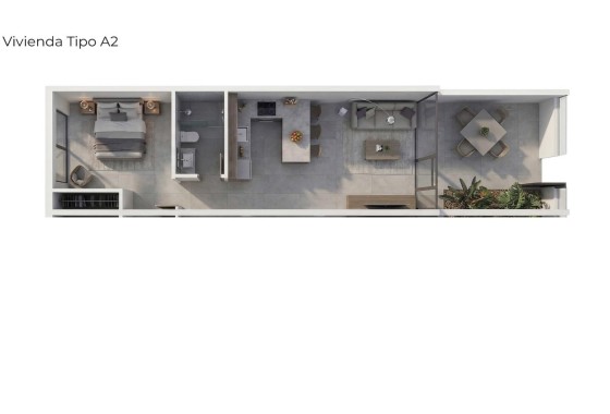 New Build - Wohnung / Apartment -
Vera - Vera playa