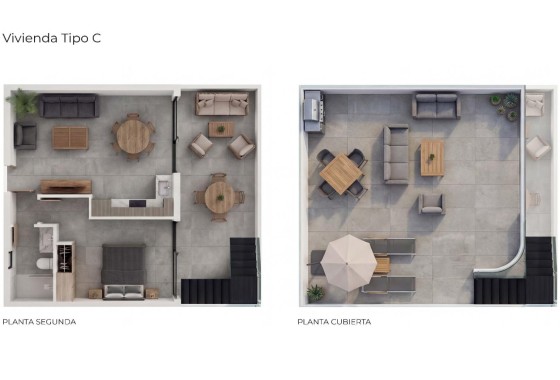 New Build - Wohnung / Apartment -
Vera - Vera playa