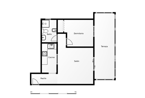 Location longue durée - Appartement -
Torrevieja - La Mata