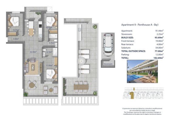 Nouvelle construction - Appartement -
Los Alcázares - Los Narejos