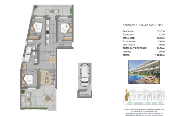 Nouvelle construction - Appartement -
Los Alcázares - Los Narejos