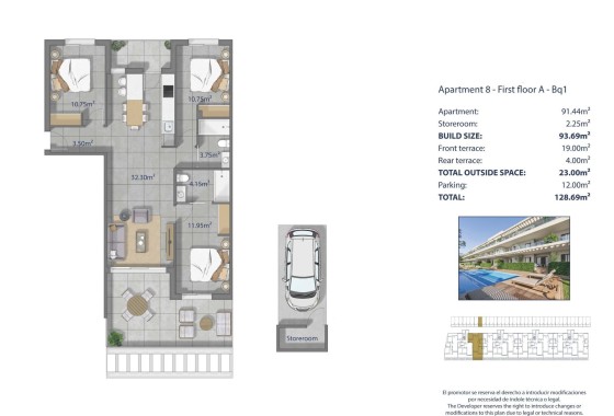 Nouvelle construction - Appartement -
Los Alcázares - Los Narejos