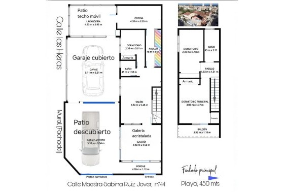 Herverkoop - Rijhuis -
San Javier - Santiago de la Ribera