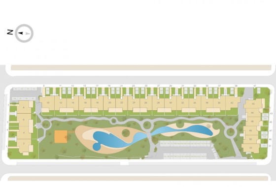 Obra Nueva - Apartamento / Piso -
Orihuela - Entre Naranjos - Vistabella Golf