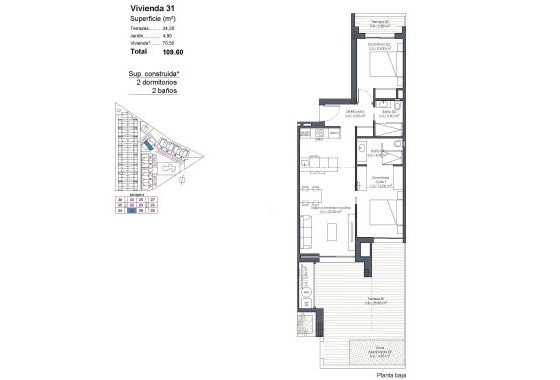NIEUWBOUW - Appartement / Flat -
Los Alcázares - Serena Golf