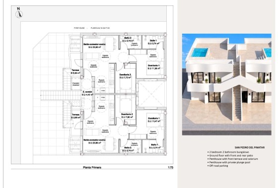 NIEUWBOUW - Appartement / Flat -
San Pedro del Pinatar - Los Peñascos