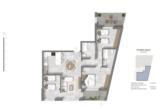 Nowa konstrukcja - Apartament / Mieszkanie -
Guardamar del Segura - Pueblo