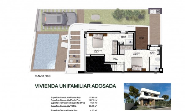 Obra Nueva - Villa -
Los Montesinos - La Herada