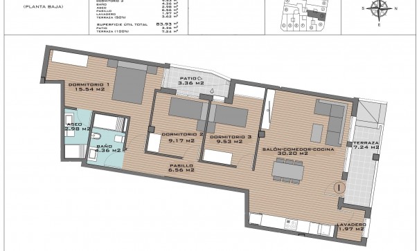 Nouvelle construction - Appartement / flat -
Algorfa - La Finca Golf - Pueblo