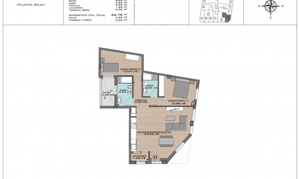 Nybyggd - Lägenhet / lägenhet -
Algorfa - La Finca Golf - Pueblo