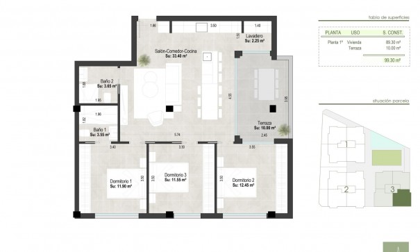 Nouvelle construction - Appartement -
San Pedro del Pinatar - San Pedro de Pinatar