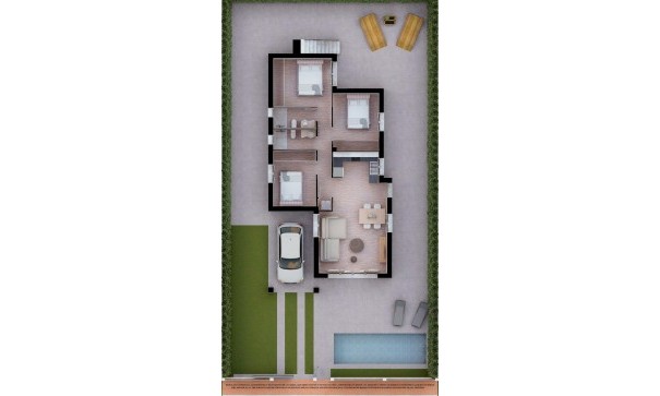 Nybyggeri - Fritliggende villa -
Los Alcazares - Serena Golf