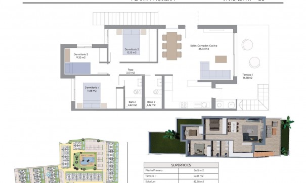 Nouvelle construction - Apartement Flat -
Finestrat - Finestrat hills