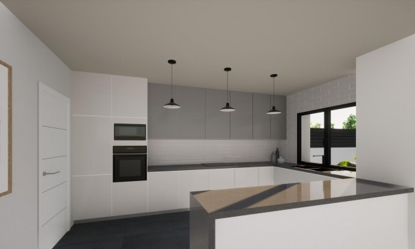 Nybyggd - Fristående villa -
Pinoso - Campo