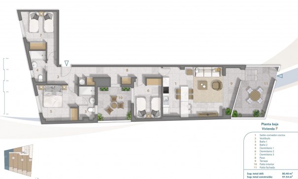 Nouvelle construction - Apartement Flat -
San Pedro del Pinatar - Villananitos