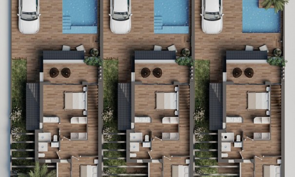 Nowa konstrukcja - Willa wolnostojąca -
San Pedro del Pinatar - San Pedro de Pinatar