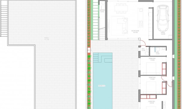 Nouvelle construction - Villa Individuelle -
Los Alcazares - Serena Golf