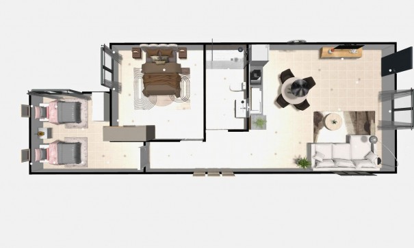 Venta - Apartamento piso -
Hondón de las Nieves