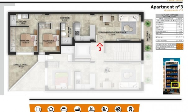 New Build - Wohnung Appartement -
Torrevieja - Playa del Acequión