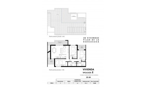 Nouvelle construction - Apartement Flat -
Pilar de la Horadada - pueblo