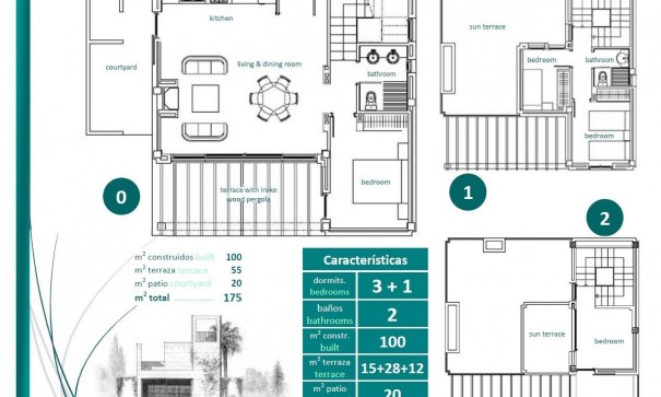 Nouvelle construction - Vrijstaande Villa -
Sucina - Peraleja Golf