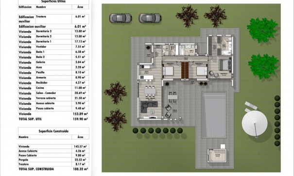 New Build - Detached Villa -
Aspe - Poligono 19