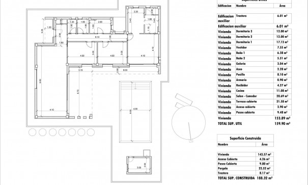 New Build - Detached Villa -
Aspe - Poligono 19
